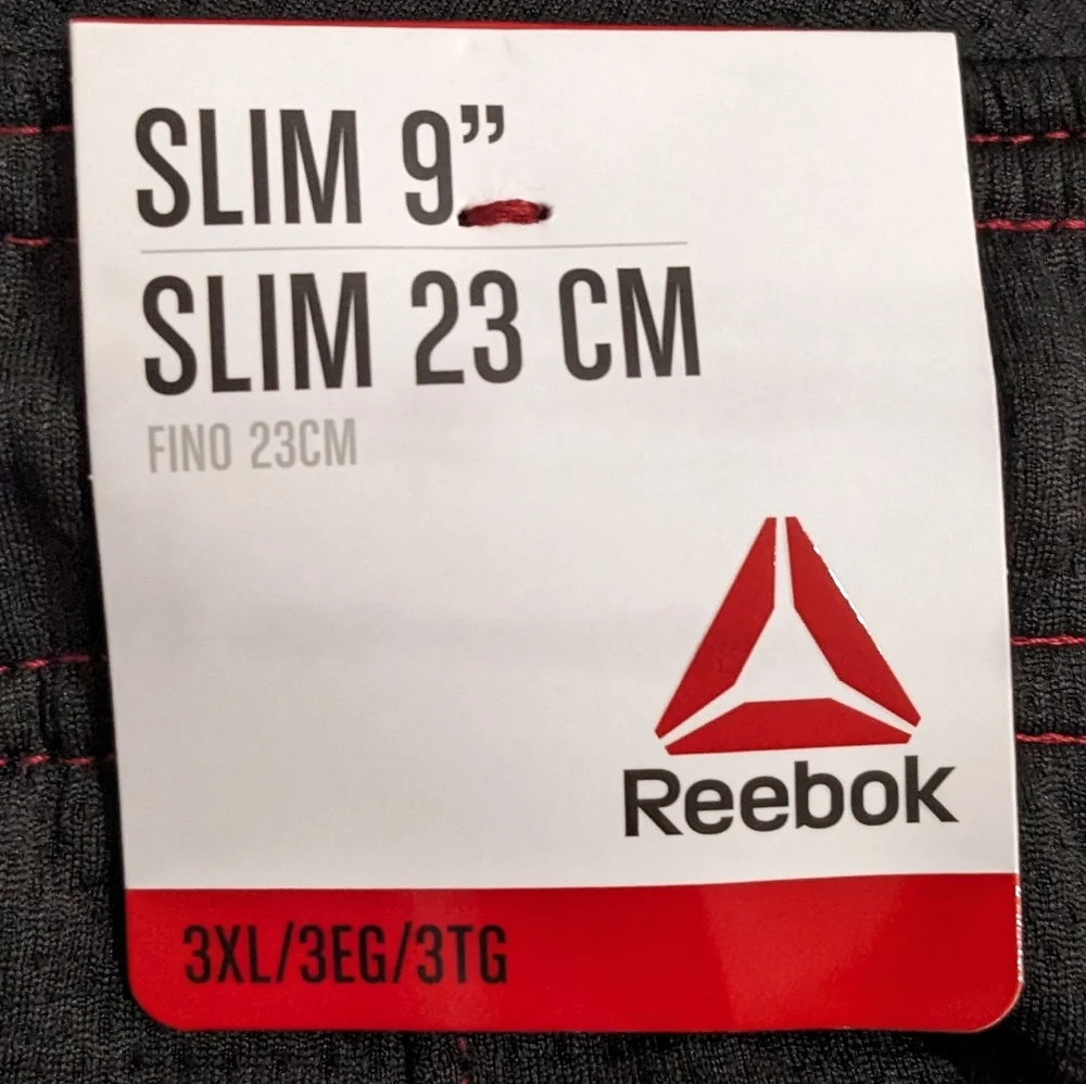 Reebok Men's Red Active Knit Training Shorts, Size 3XL, New With Tag